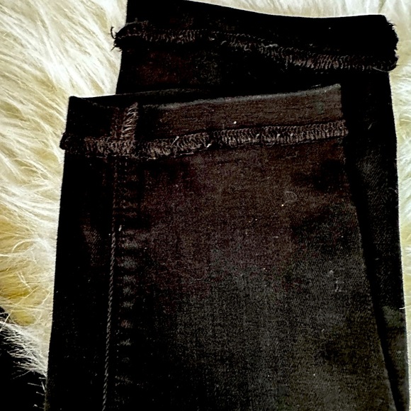 EUC Hudson Jeans Black‎ Skinny Denim Size 27 - Picture 2 of 5